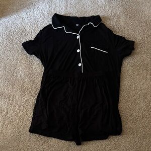 Black Pajama Set